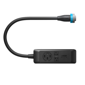 Anker A17E1141-83 E10 120V/240V Power Strip, Daily Power Output for E10, 1X NEMA4-50 (9,600W) + 2x NEMA 5-20 (2,400W Each), No Transfer Switch Needed