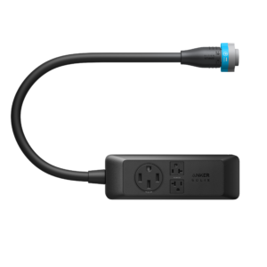Anker A17E1141-83 E10 120V/240V Power Strip, Daily Power Output for E10, 1X NEMA4-50 (9,600W) + 2x NEMA 5-20 (2,400W Each), No Transfer Switch Needed