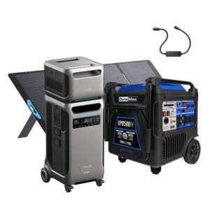 Duromax XP9500iH and Anker F3800Plus+PS400+EB3800+240V Generator Adapter with Tansfer Switch Bundle