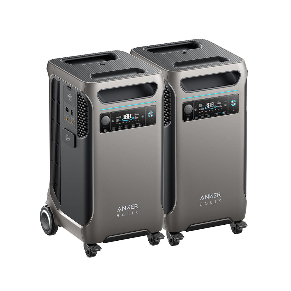 Anker F3800 3840Wh | 6000W Portable Power Station w/ BP3800 Expansion Battery & Home Power Panel & Sub Panel & 100A Breaker & Ground Bar Kit - Image 2