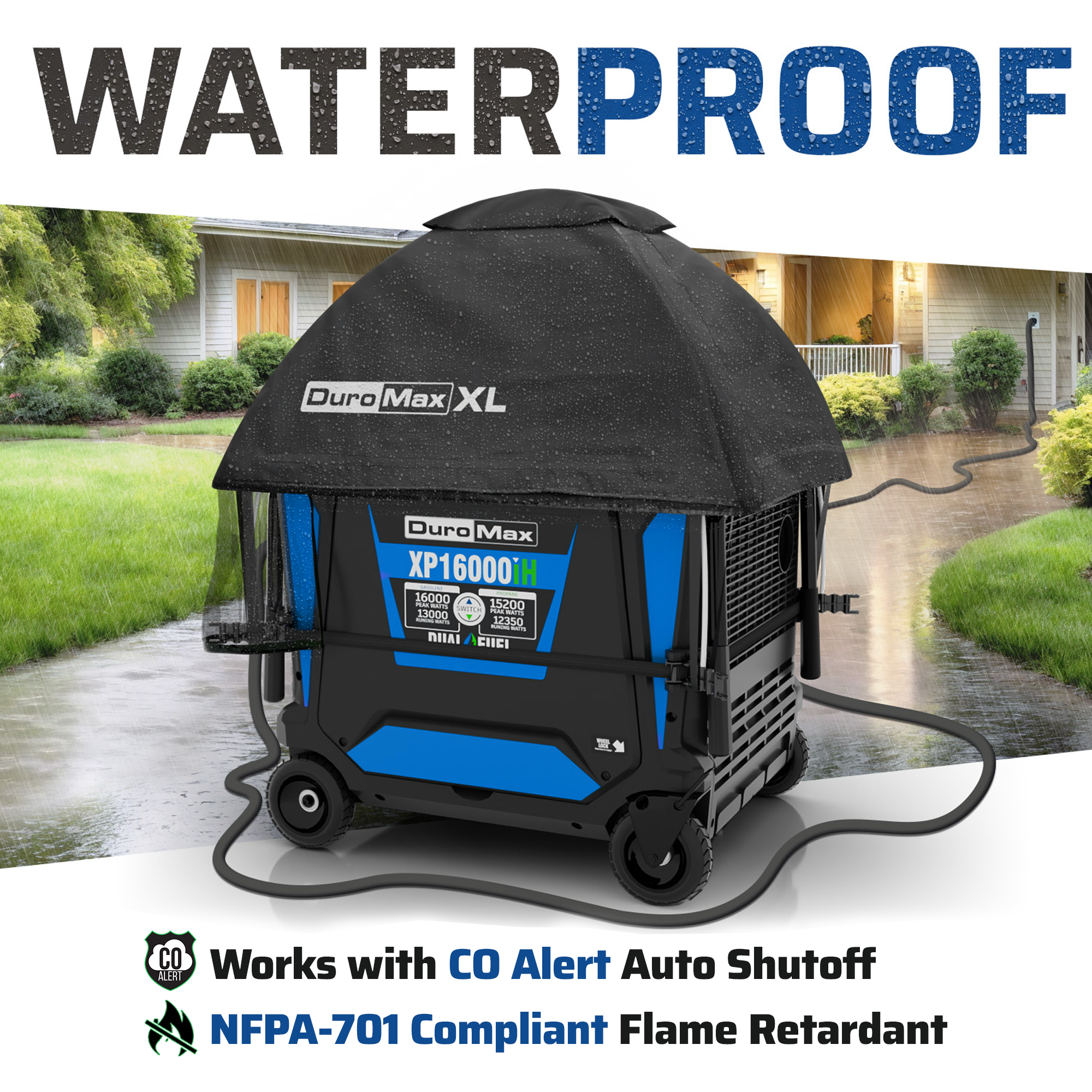 DuroMax DMX-GTV-XL Inverter Generator Tent All Weather Cover Kit - XL - Image 4