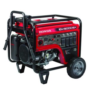 Honda EM5000SXK3AN2 7,000 Peak Watt Electric Start Generator