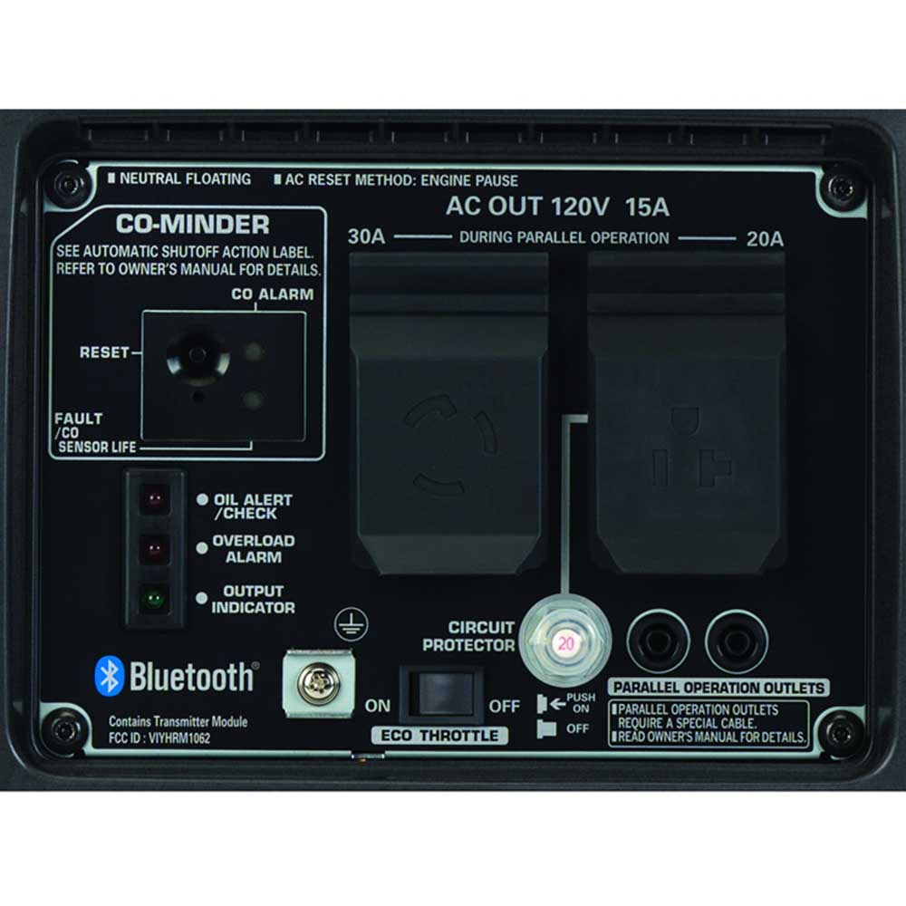 Honda EU2200ITAN5 2200W Super-Quiet Inverter Companion Generator w/ CO-MINDER - Image 5