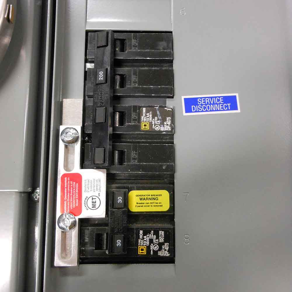 GenInterlock SD-200SA Generator Interlock Kit Breaker Panel 150/200 Amp Panels Square D Meter Main Homeline - Image 4