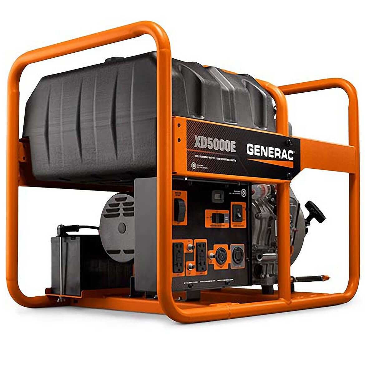 Generac XD5000E 5500-Watt Electric Start Diesel Power Portable Generator - Image 2