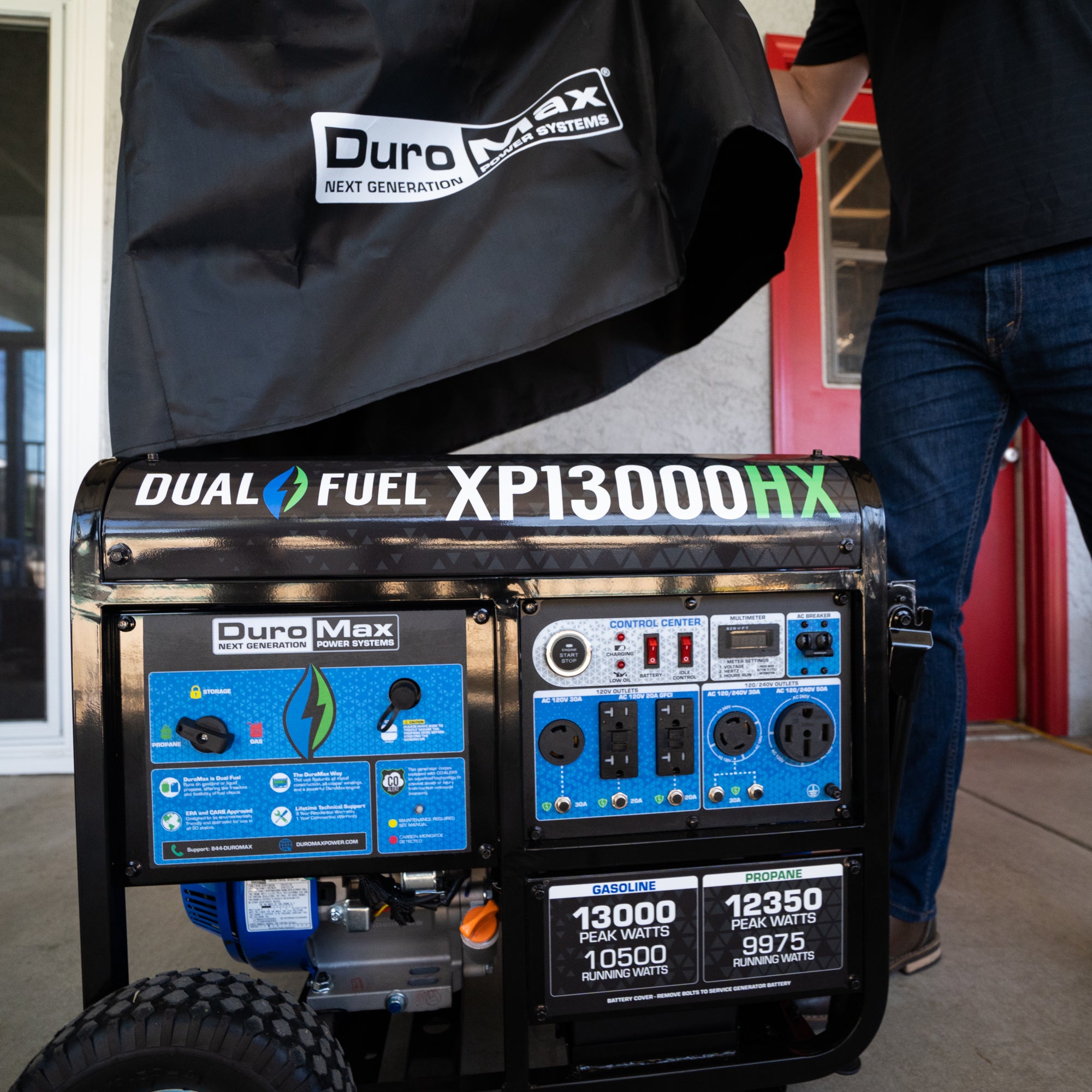 DuroMax XPLGC Large Weather Resistant Dust Guard Portable Generator Cover - Image 3