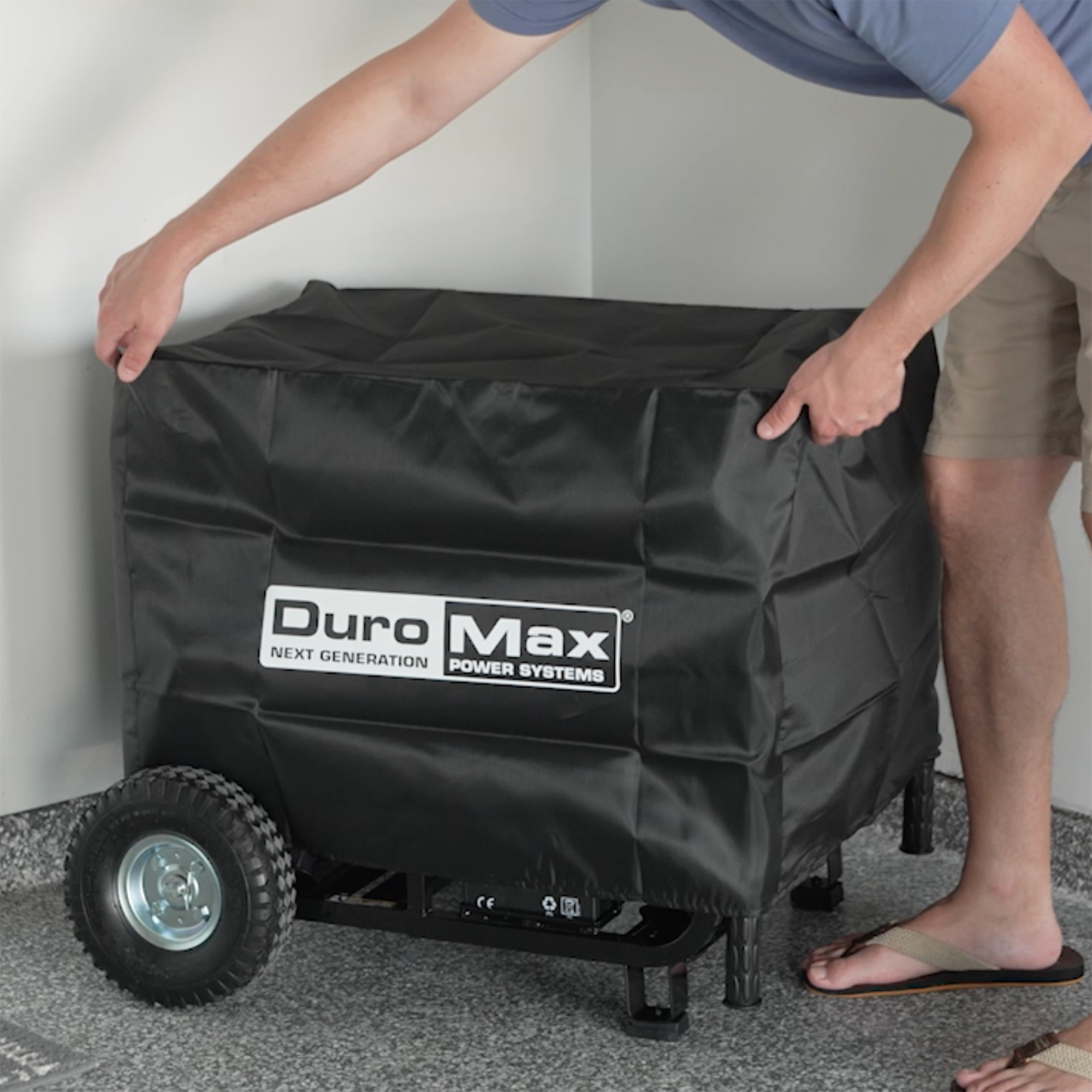 DuroMax XPLGC Large Weather Resistant Dust Guard Portable Generator Cover - Image 4