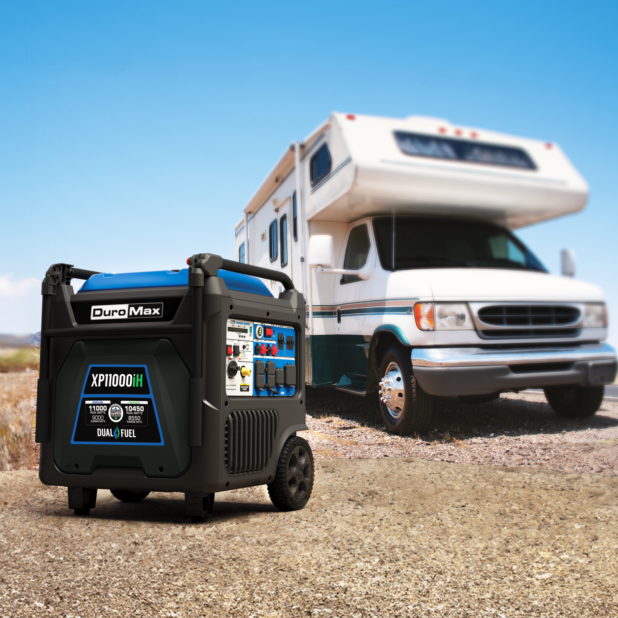 DuroMax XP11000iH 11,000 Watt Portable Dual Fuel Inverter Generator - Quiet, Low THD - Image 12