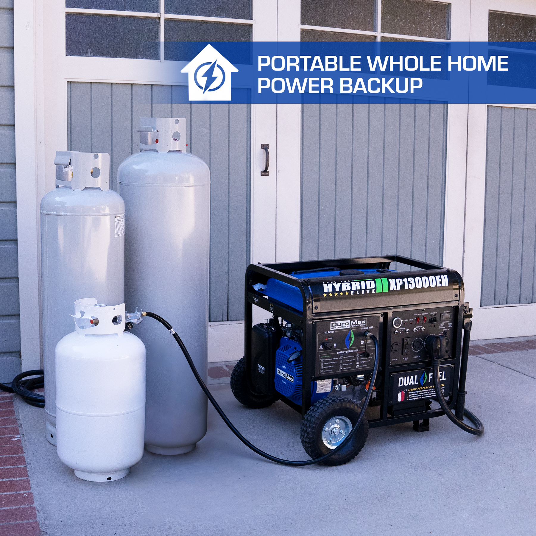 DuroMax XP16000iH 16,000 Watt Dual Fuel Portable Inverter Generator - Quiet, Low THD - Image 3