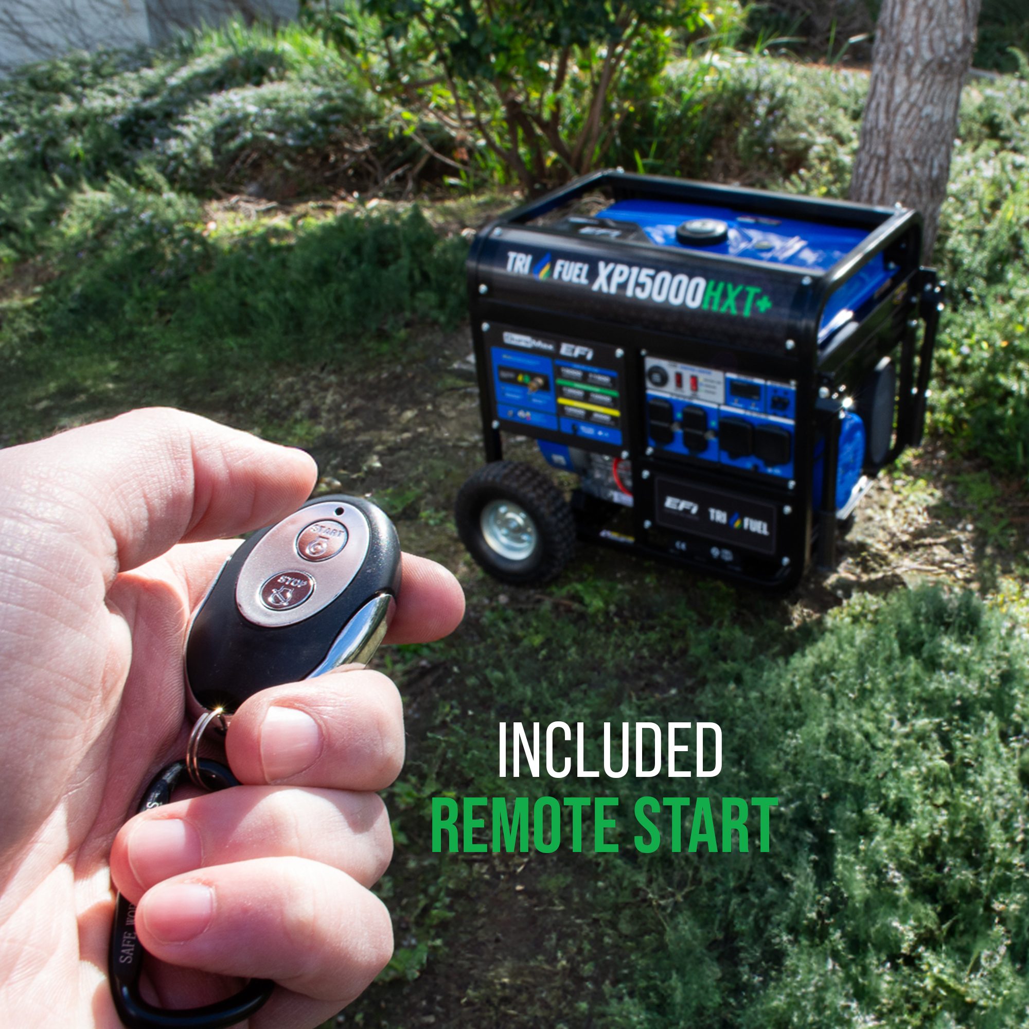 DuroMax XP15000HXT+ 15,000 Watt Electric Start Tri Fuel EFI Portable Generator - Image 12