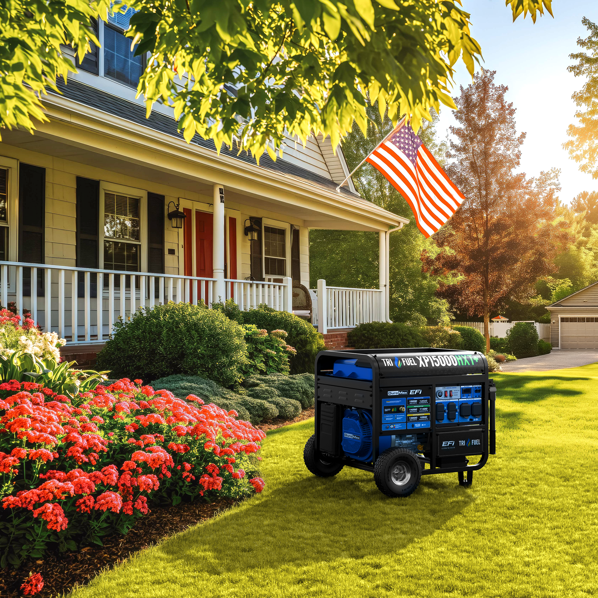 DuroMax XP15000HXT+ 15,000 Watt Electric Start Tri Fuel EFI Portable Generator - Image 14