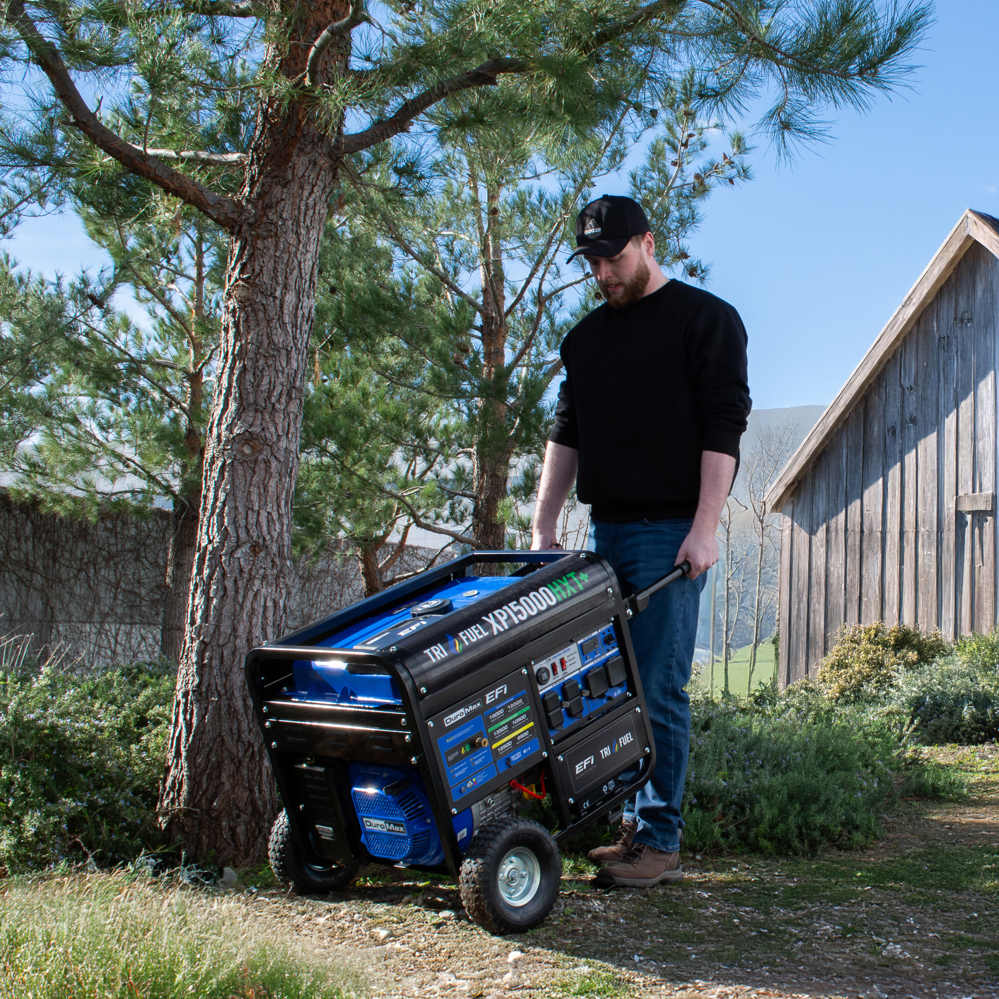 DuroMax XP15000HXT+ 15,000 Watt Electric Start Tri Fuel EFI Portable Generator - Image 15