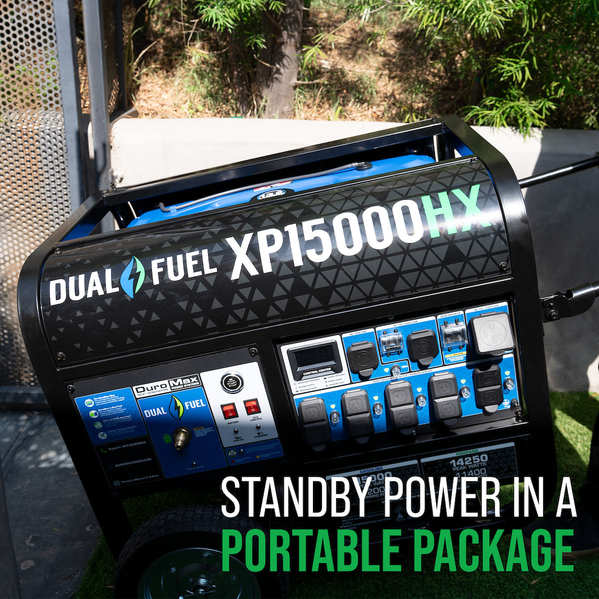 DuroMax XP15000HX 15,000 Watt Electric Start Dual Fuel Portable Generator - Image 13