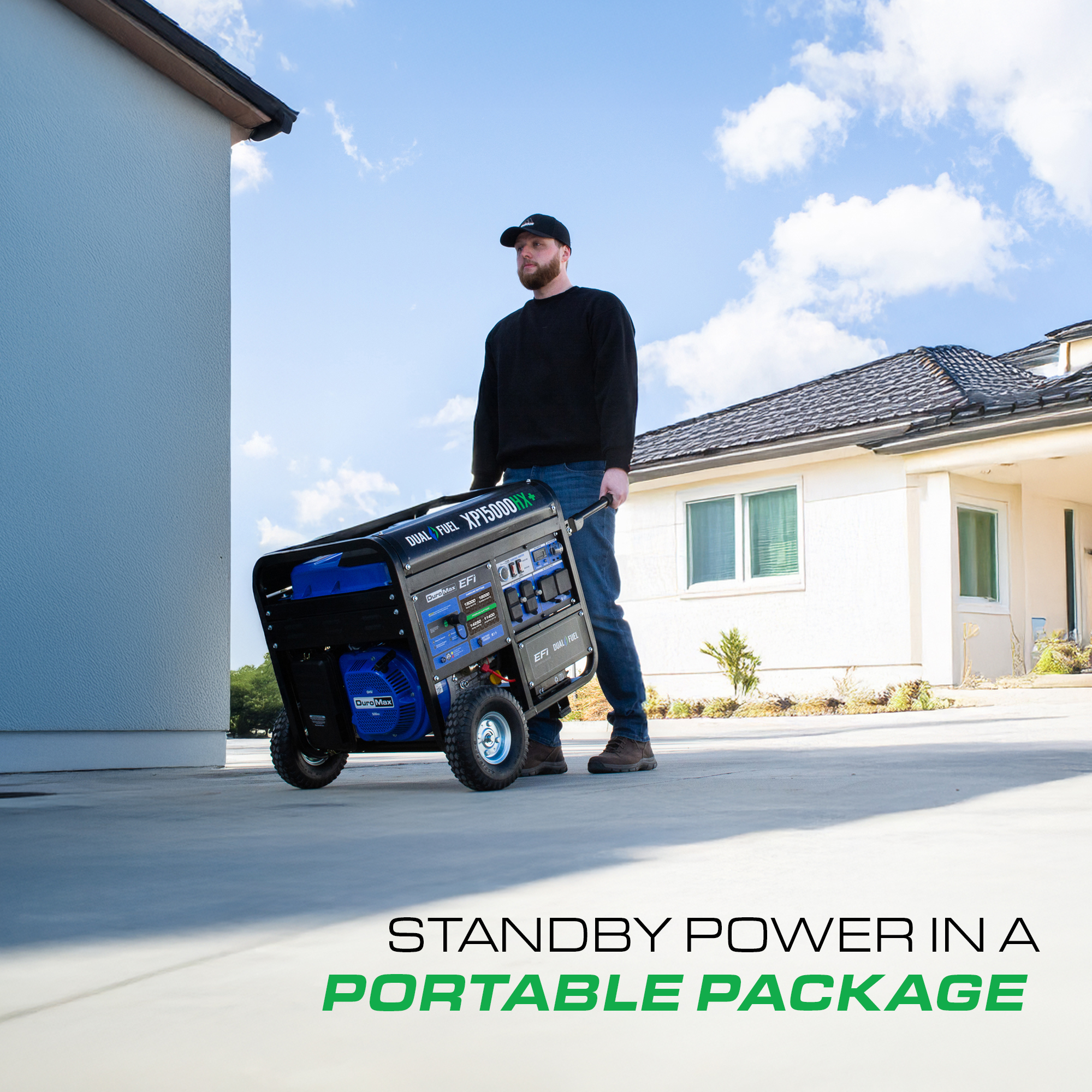 DuroMax XP15000HX+ 15,000W Electric Start Dual Fuel EFI Portable Generator - Image 10