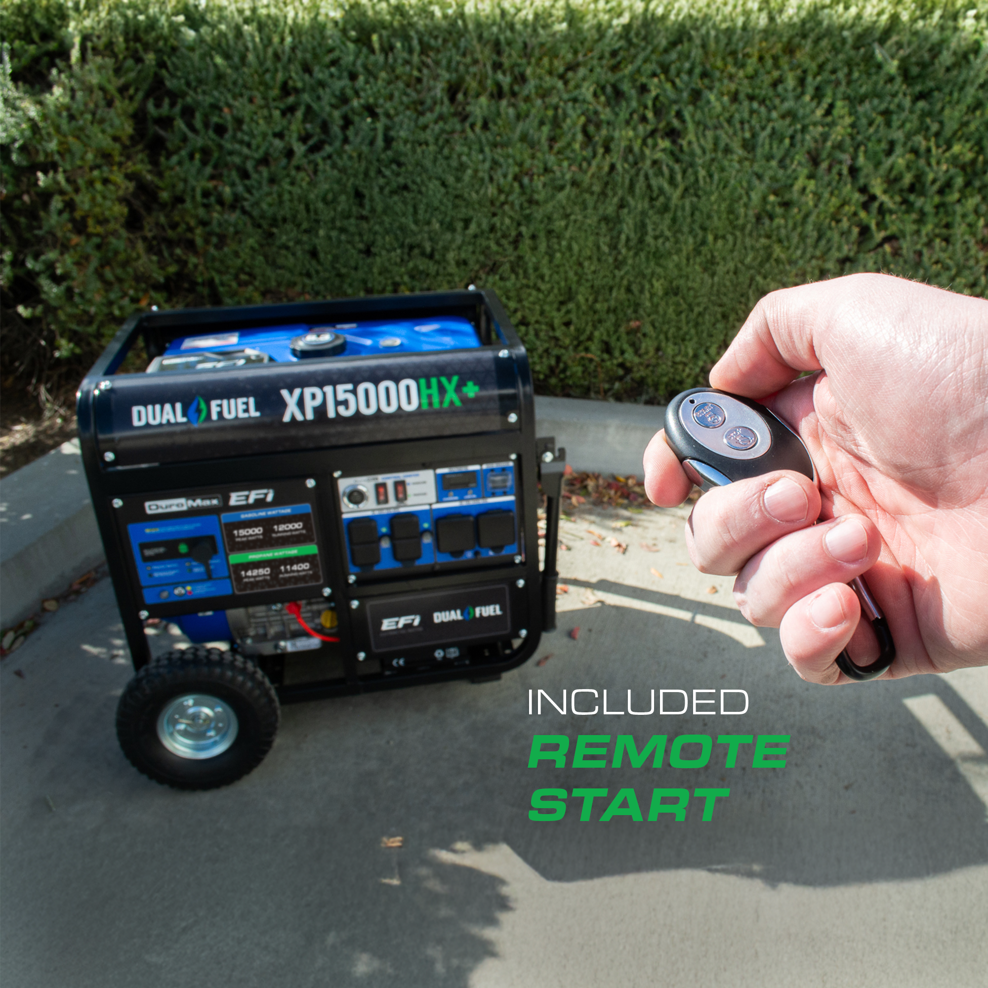 DuroMax XP15000HX+ 15,000W Electric Start Dual Fuel EFI Portable Generator - Image 12