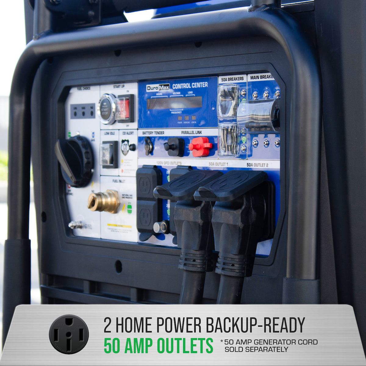 DuroMax XP16000iHT 16,000 Watt Tri Fuel Portable Inverter Generator - Quiet, Low THD - Image 5
