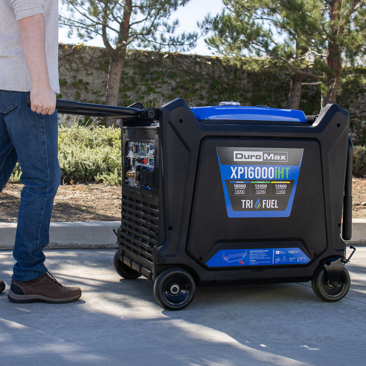 DuroMax XP16000iHT 16,000 Watt Tri Fuel Portable Inverter Generator - Quiet, Low THD - Image 7