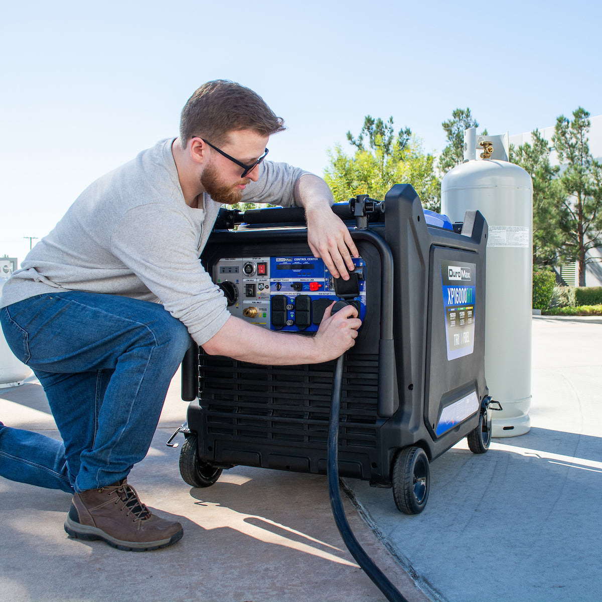 DuroMax XP16000iHT 16,000 Watt Tri Fuel Portable Inverter Generator - Quiet, Low THD - Image 11