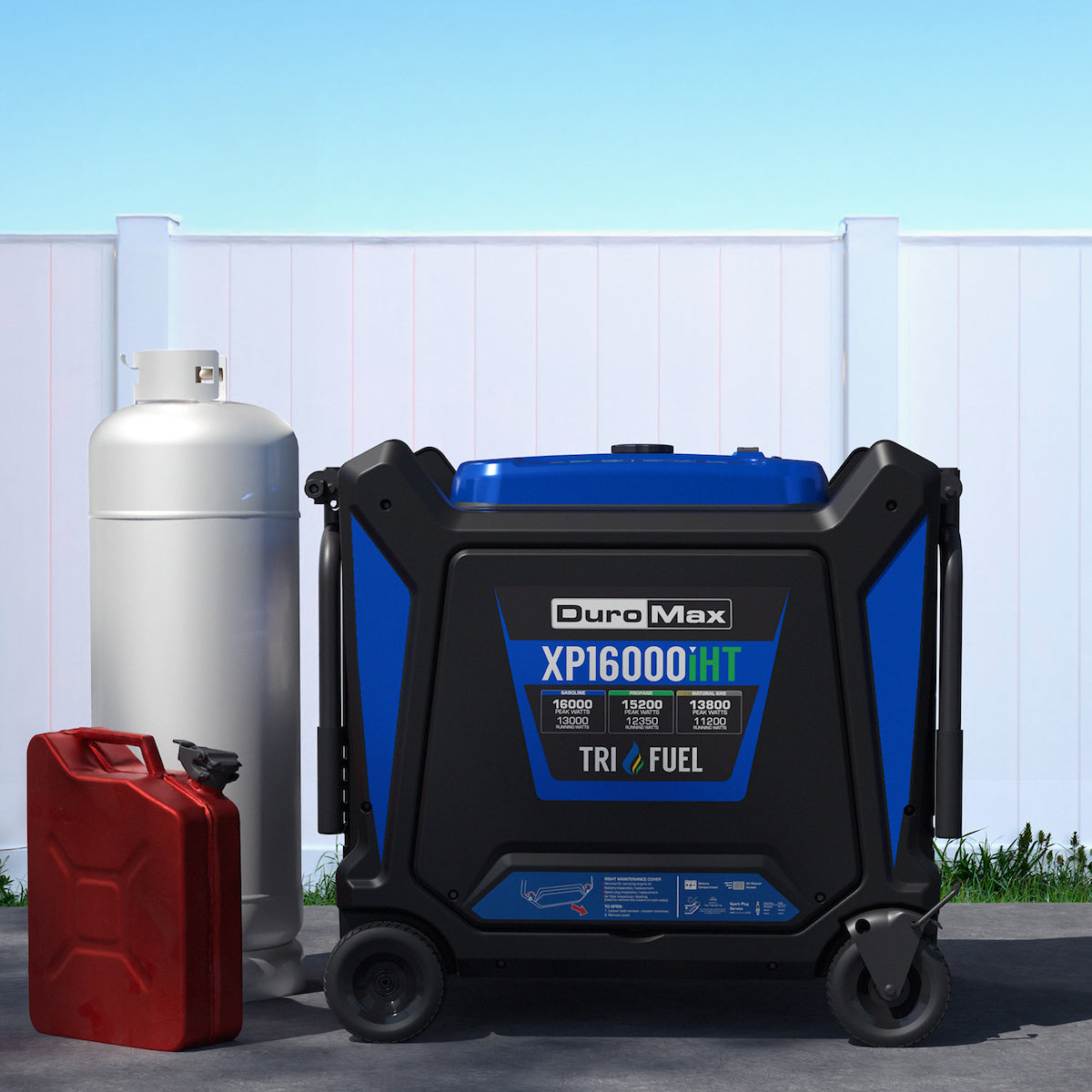 DuroMax XP16000iHT 16,000 Watt Tri Fuel Portable Inverter Generator - Quiet, Low THD - Image 16