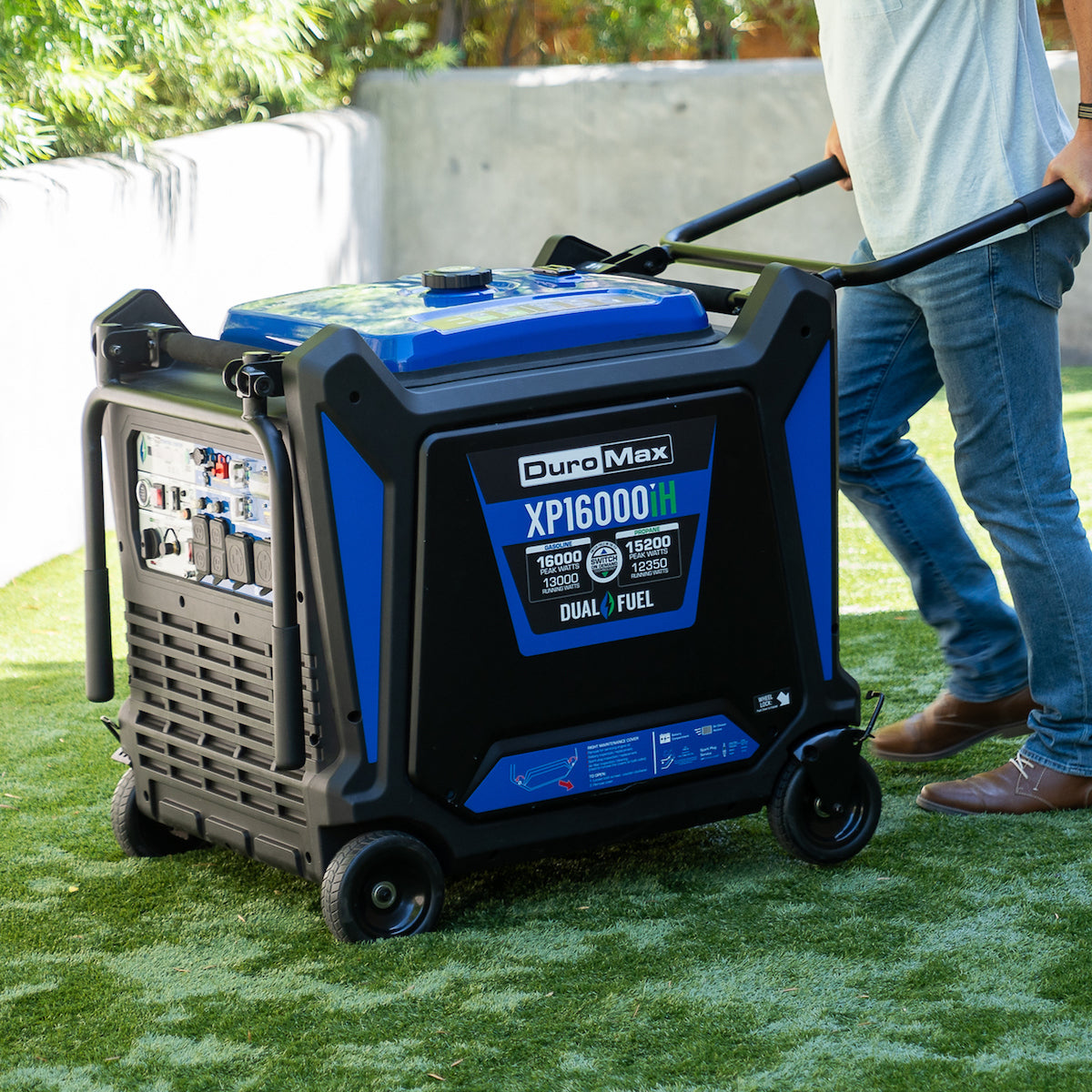DuroMax XP16000iH 16,000 Watt Dual Fuel Portable Inverter Generator - Quiet, Low THD - Image 4