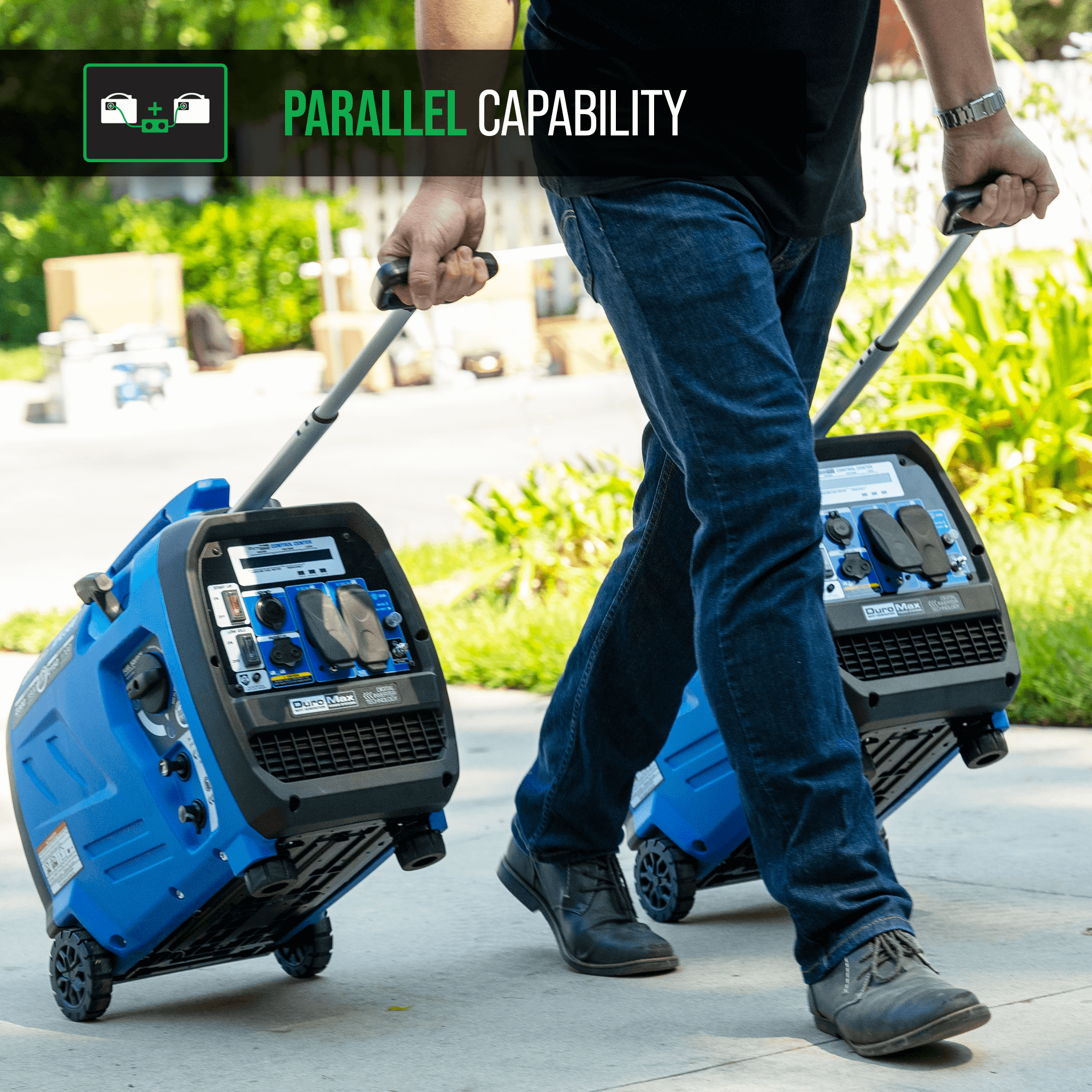 DuroMax XP2300iH 2,300 Watt Portable Dual Fuel Inverter Generator - Quiet, Low THD - Image 10