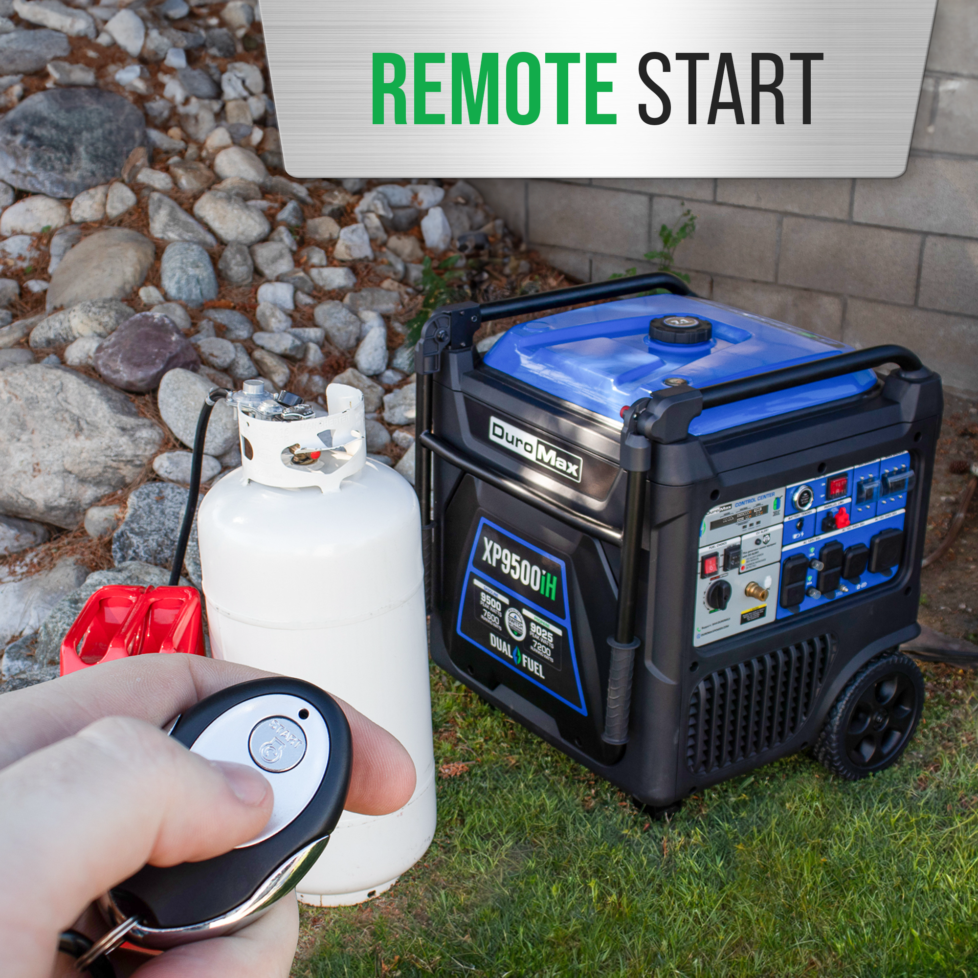 DuroMax XP9500iH 9,500 Watt Portable Dual Fuel Inverter Generator - Quiet, Low THD - Image 7