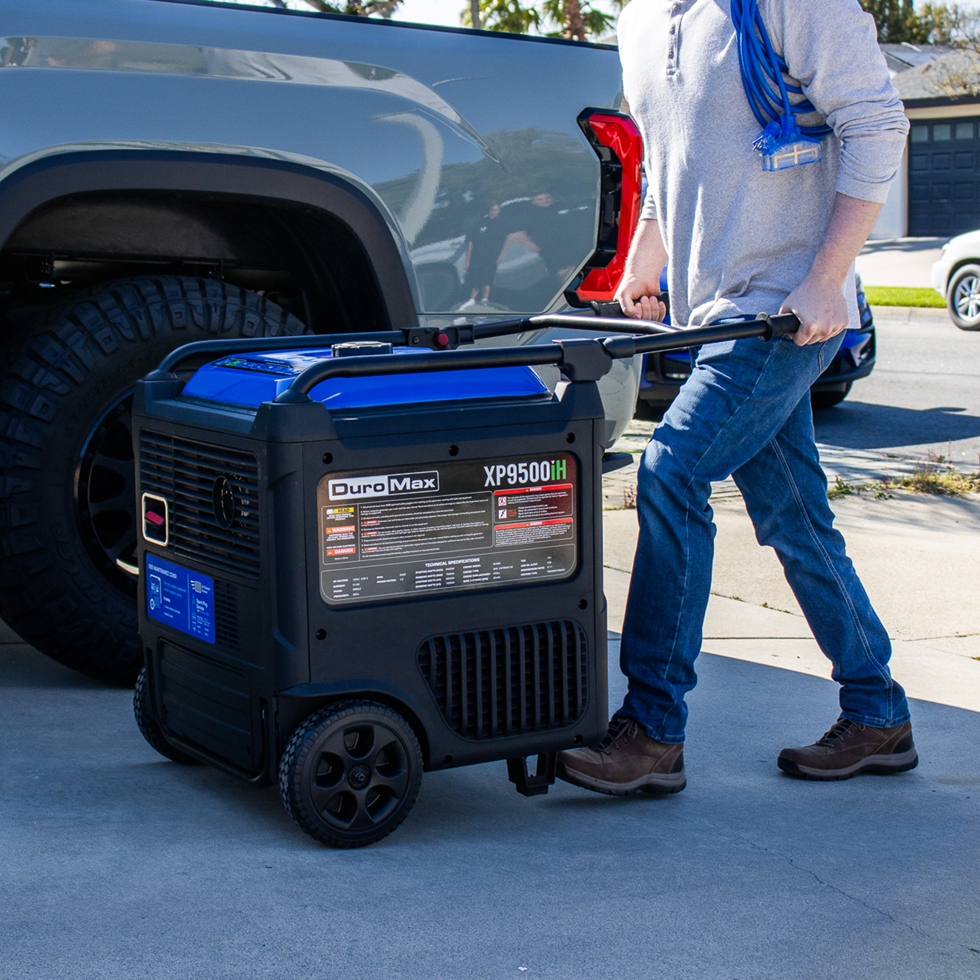 DuroMax XP9500iH 9,500 Watt Portable Dual Fuel Inverter Generator - Quiet, Low THD - Image 12