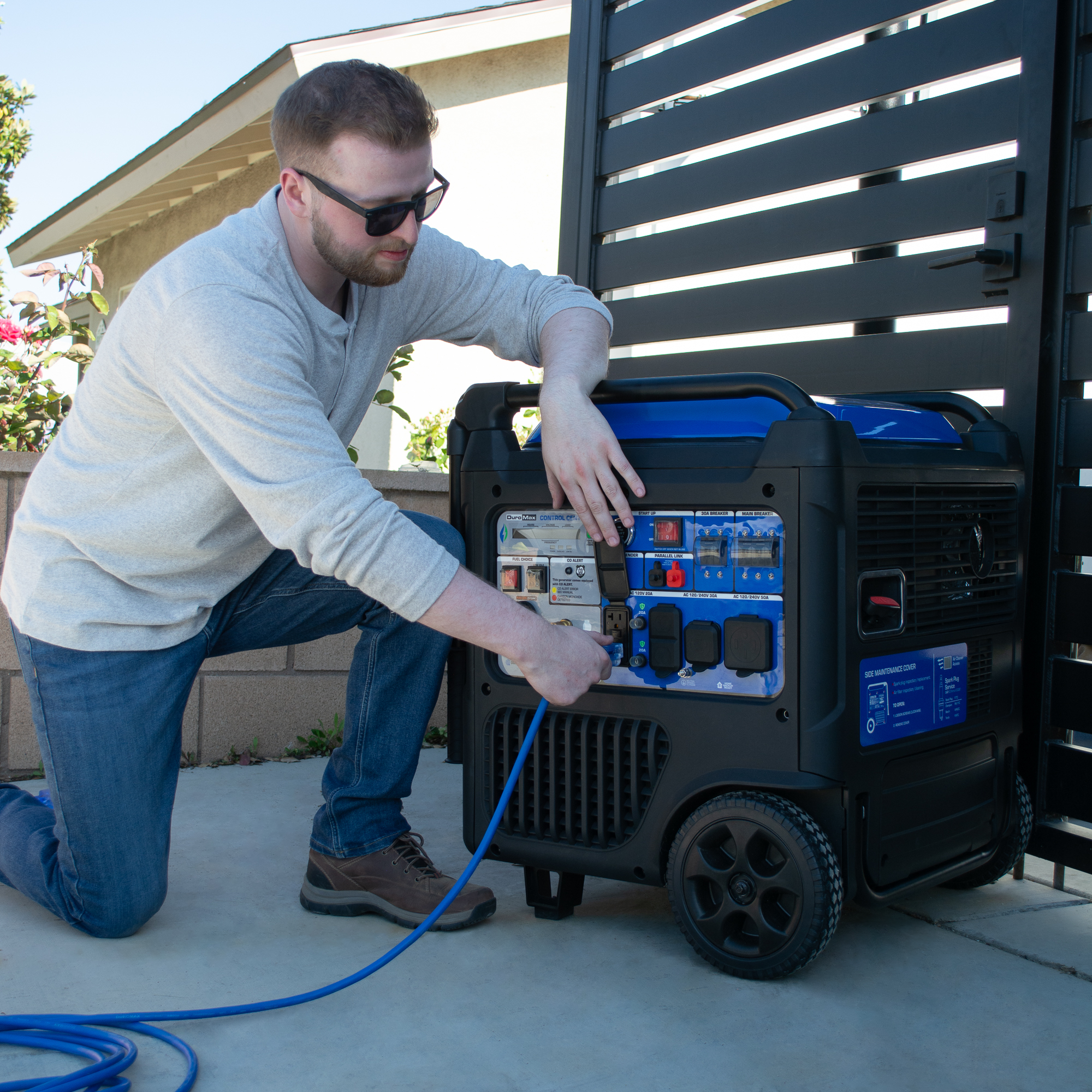 DuroMax XP9500iH 9,500 Watt Portable Dual Fuel Inverter Generator - Quiet, Low THD - Image 15