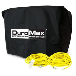 DuroMax Small Generator Cords and Cover Starter Kit (Fits 5,500 Watt Units and Lower)